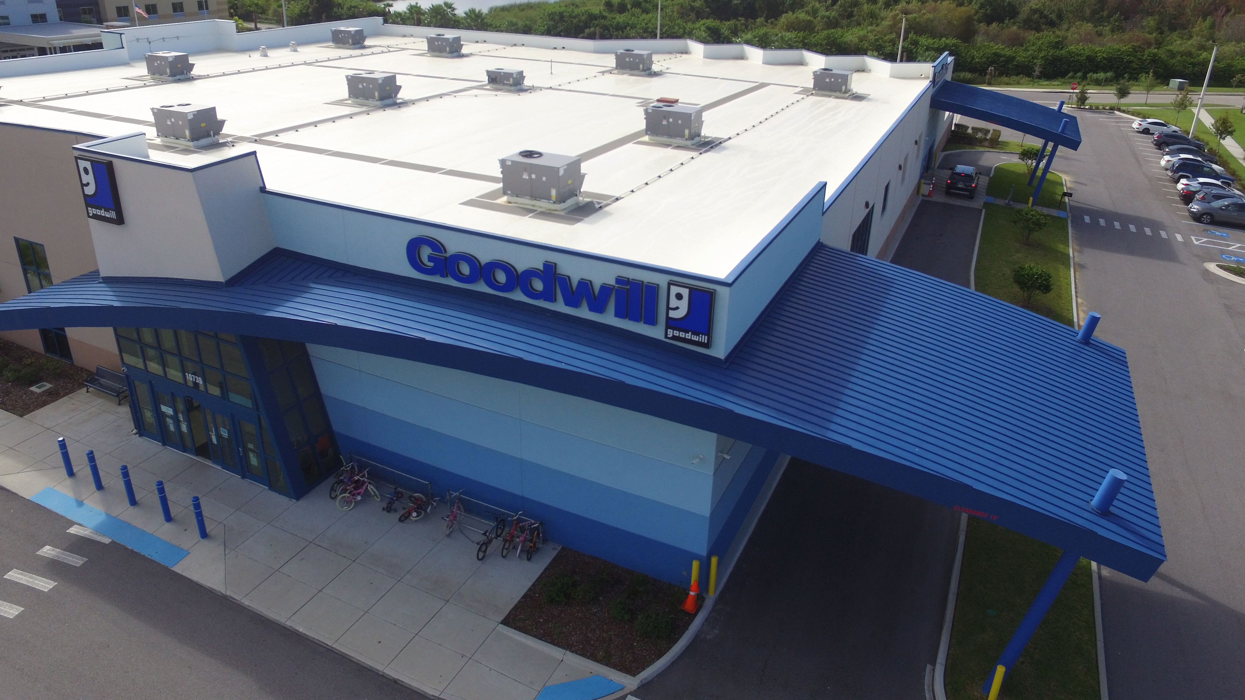 aerial of site at 400 feet